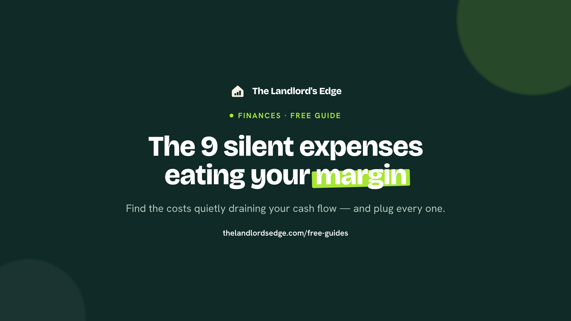 The 9 silent expenses eating your margin