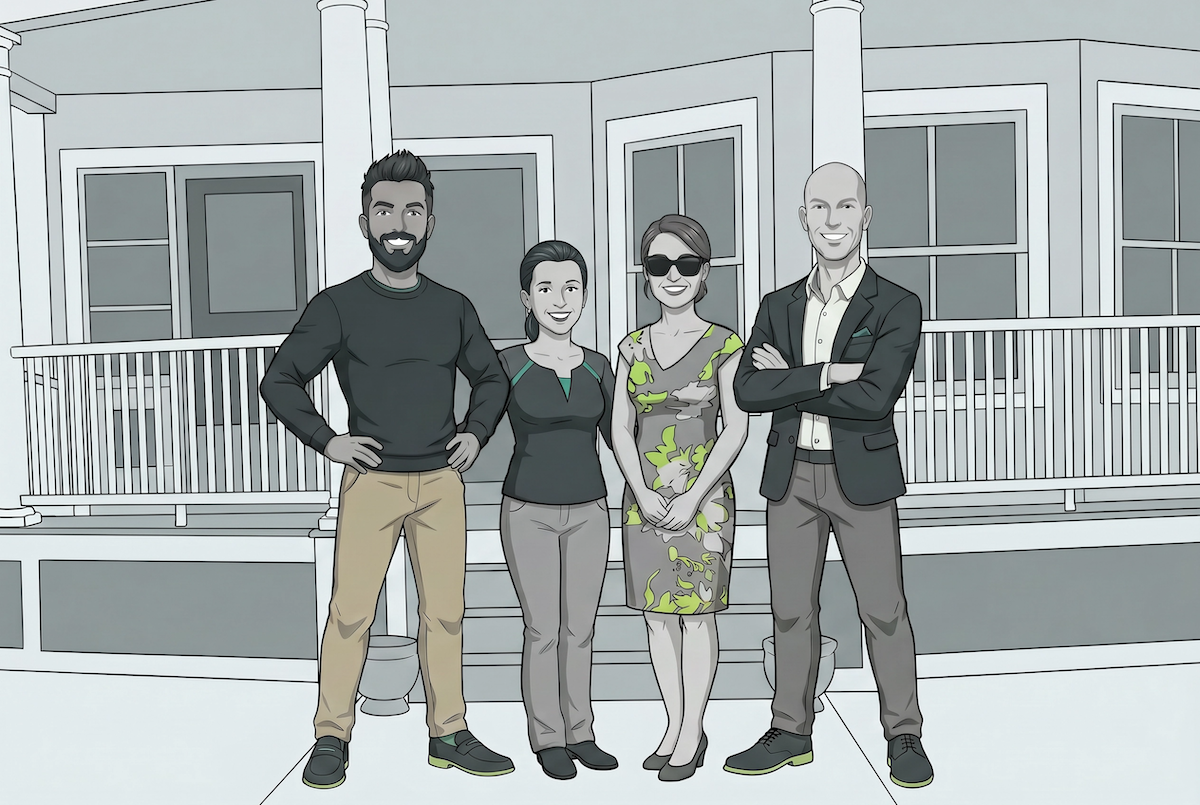 The Landlord's Edge team at their first rental property